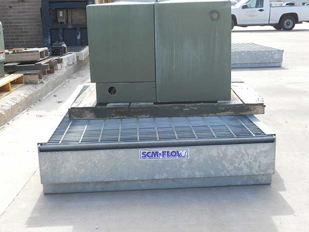 Mobile Secondary Containment Metal Drip Pan 4