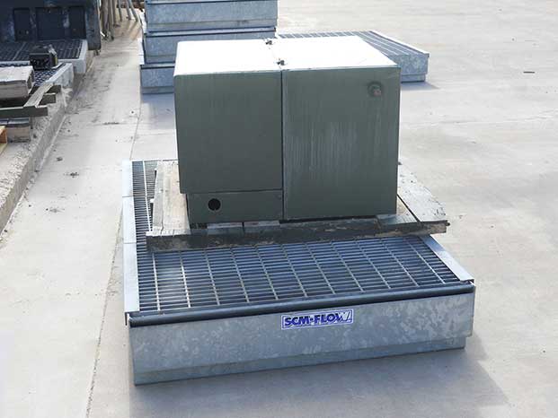 Mobile Secondary Containment Metal Drip Pan 3