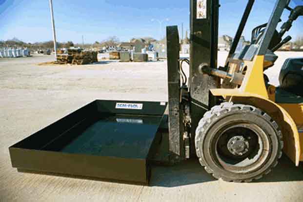 Mobile Secondary Containment Metal Drip Pan 1